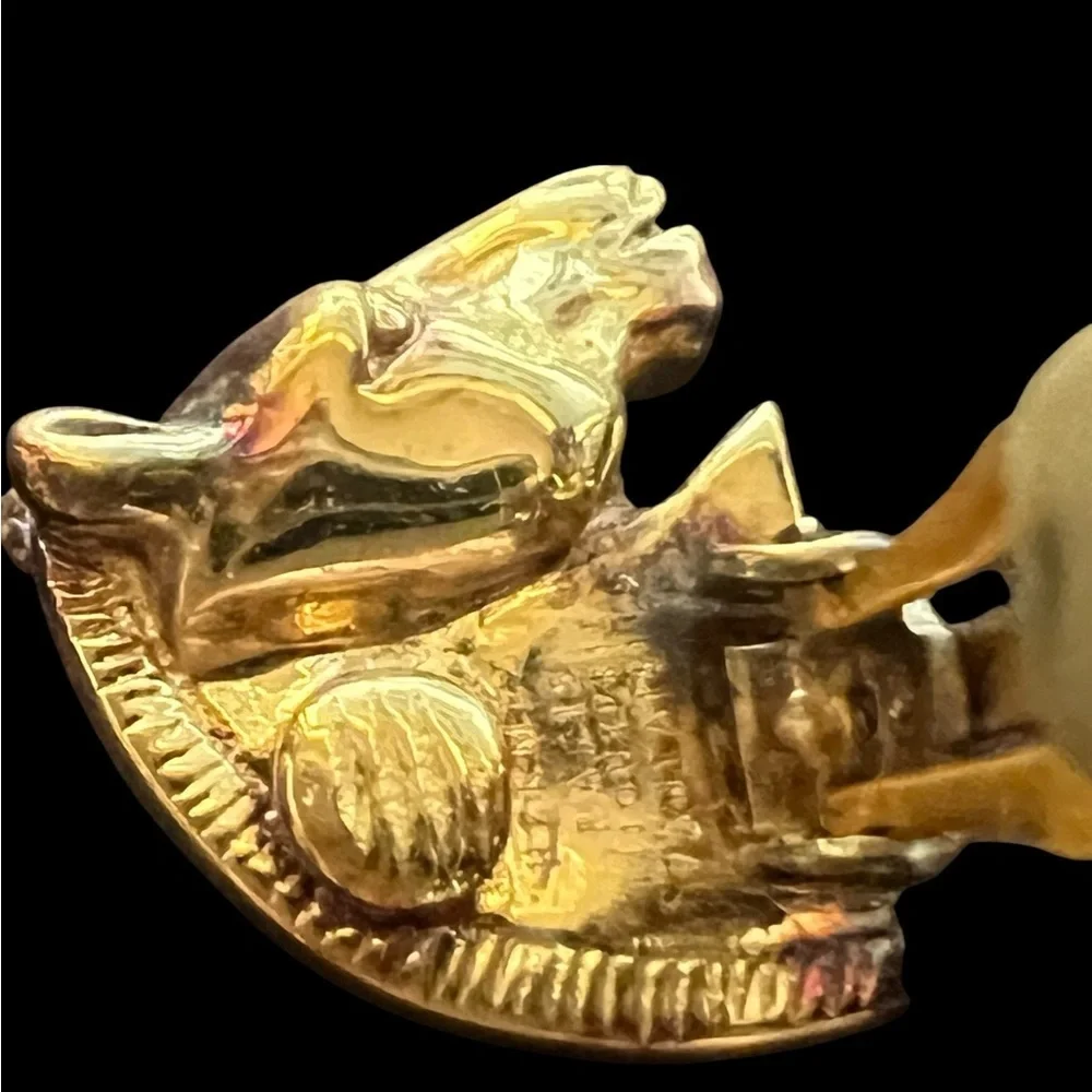 Hermes Bijouterie Fantaisie Horse Head Earrings - Picture 2 of 9